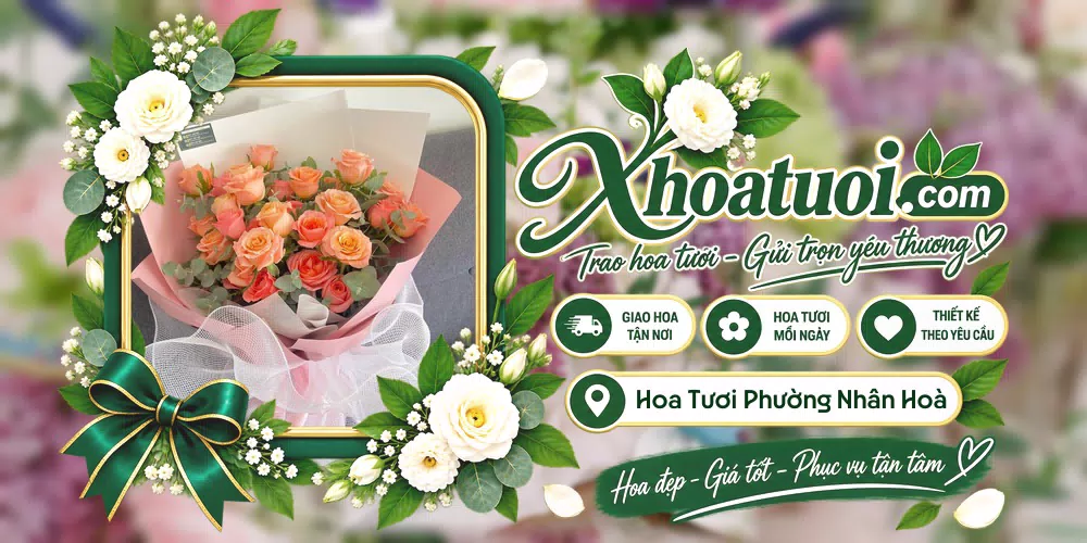 Hoa tươi Phường Nhân Hoà, Bắc Ninh giao tận nơi và thiết kế theo yêu cầu