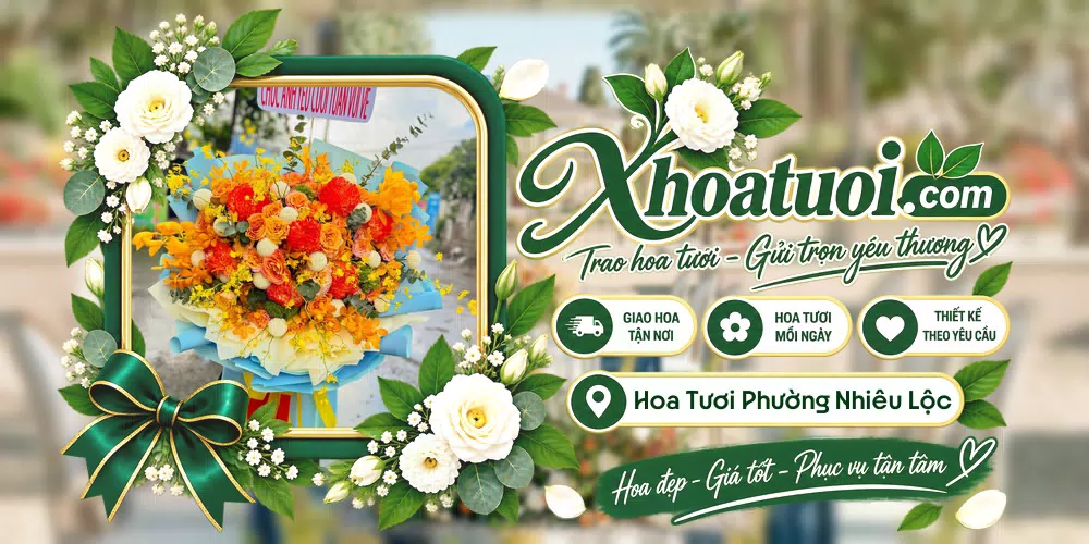 Hoa tươi Phường Nhiêu Lộc, Hồ Chí Minh giao tận nơi và thiết kế theo yêu cầu