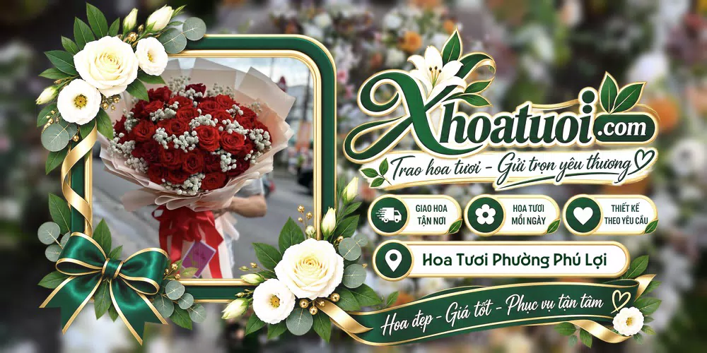 Hoa tươi Phường Phú Lợi, Hồ Chí Minh giao tận nơi và thiết kế theo yêu cầu