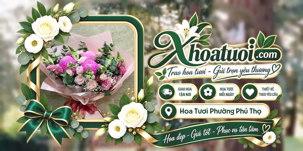 Hoa tươi Phường Phú Thọ, Hồ Chí Minh giao tận nơi và thiết kế theo yêu cầu