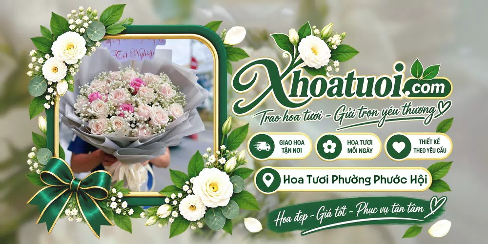 Hoa tươi Phường Phước Hội, Lâm Đồng giao tận nơi và thiết kế theo yêu cầu