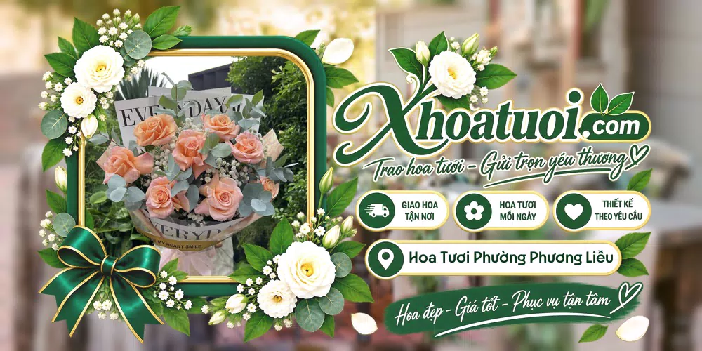 Hoa tươi Phường Phương Liễu, Bắc Ninh giao tận nơi và thiết kế theo yêu cầu