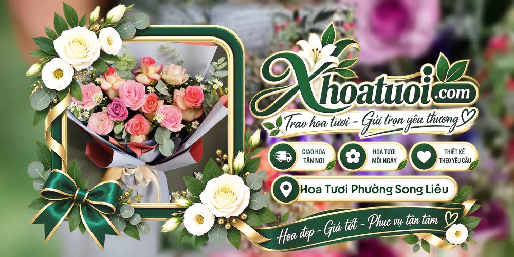 Hoa tươi Phường Song Liễu, Bắc Ninh giao tận nơi và thiết kế theo yêu cầu