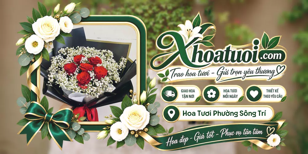 Hoa tươi Phường Sông Trí, Hà Tĩnh giao tận nơi và thiết kế theo yêu cầu