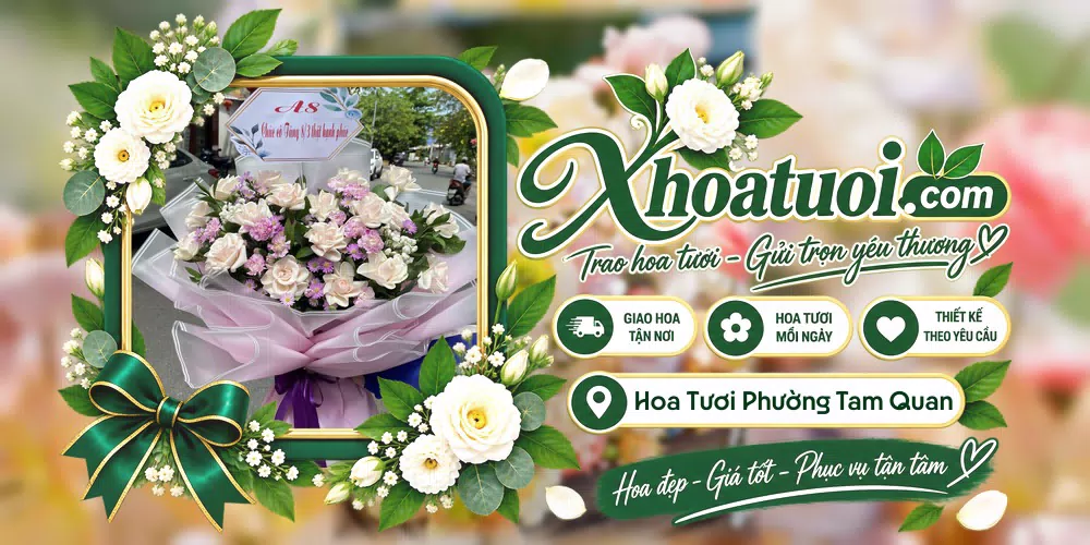 Hoa tươi Phường Tam Quan, Gia Lai giao tận nơi và thiết kế theo yêu cầu