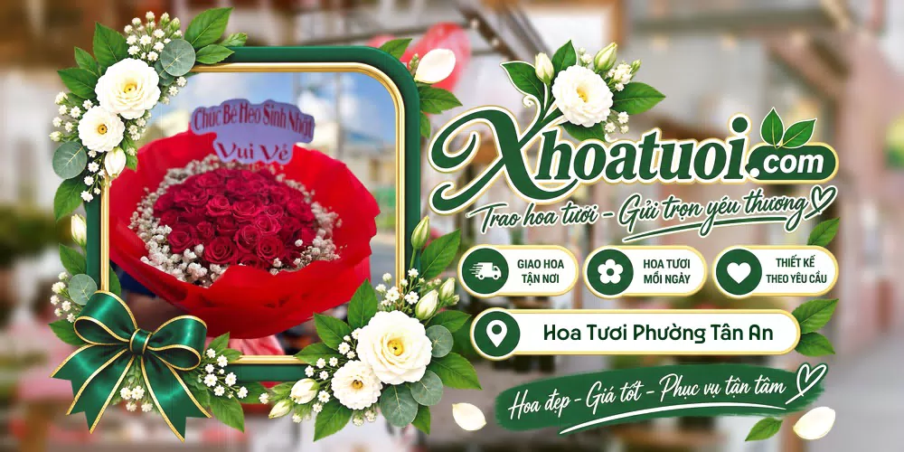 Hoa tươi Phường Tân An, Bắc Ninh giao tận nơi và thiết kế theo yêu cầu