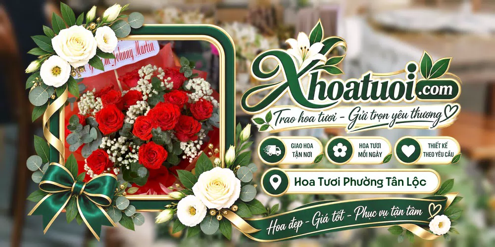 Hoa tươi Phường Tân Lộc, Cần Thơ giao tận nơi và thiết kế theo yêu cầu
