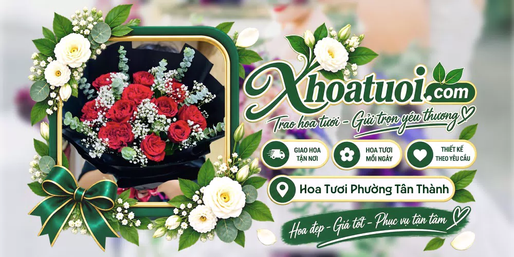 Hoa tươi Phường Tân Thành, Cà Mau giao tận nơi và thiết kế theo yêu cầu