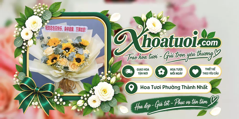 Hoa tươi Phường Thành Nhất, Đắk Lắk giao tận nơi và thiết kế theo yêu cầu