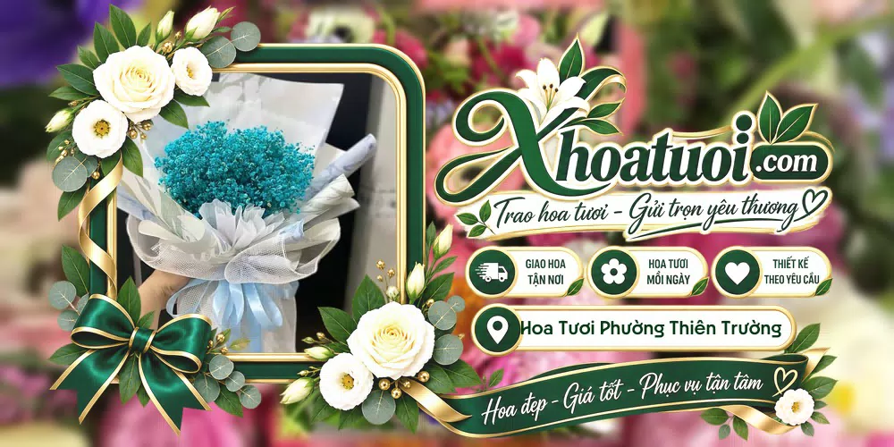 Hoa tươi Phường Thiên Trường, Ninh Bình giao tận nơi và thiết kế theo yêu cầu