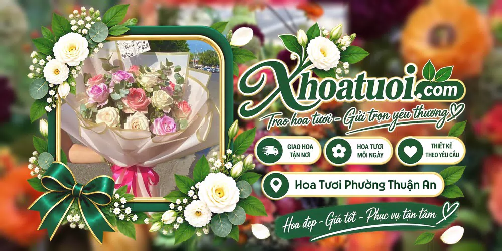 Hoa tươi Phường Thuận An, Huế giao tận nơi và thiết kế theo yêu cầu