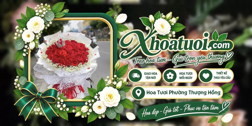 Hoa tươi Phường Thượng Hồng, Hưng Yên giao tận nơi và thiết kế theo yêu cầu
