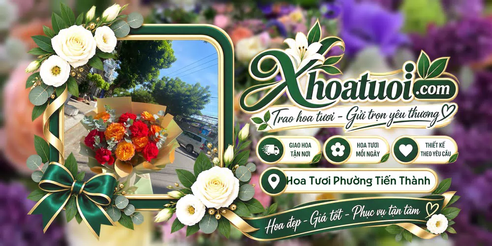 Hoa tươi Phường Tiến Thành, Lâm Đồng giao tận nơi và thiết kế theo yêu cầu