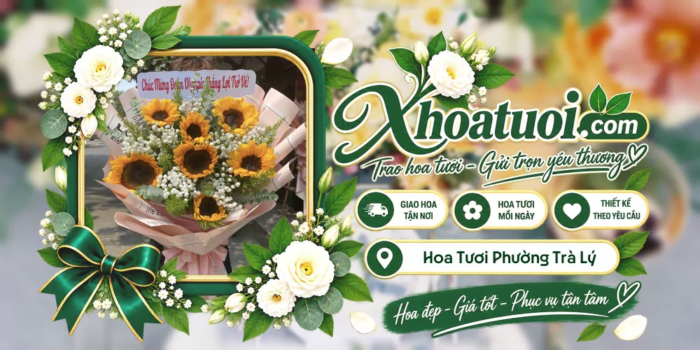 Hoa tươi Phường Trà Lý, Hưng Yên giao tận nơi và thiết kế theo yêu cầu