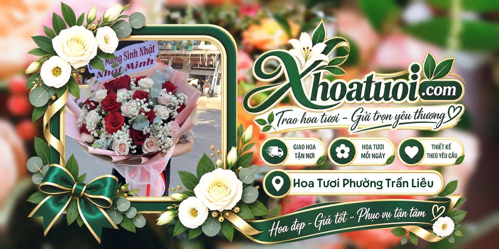 Hoa tươi Phường Trần Liễu, Hải Phòng giao tận nơi và thiết kế theo yêu cầu
