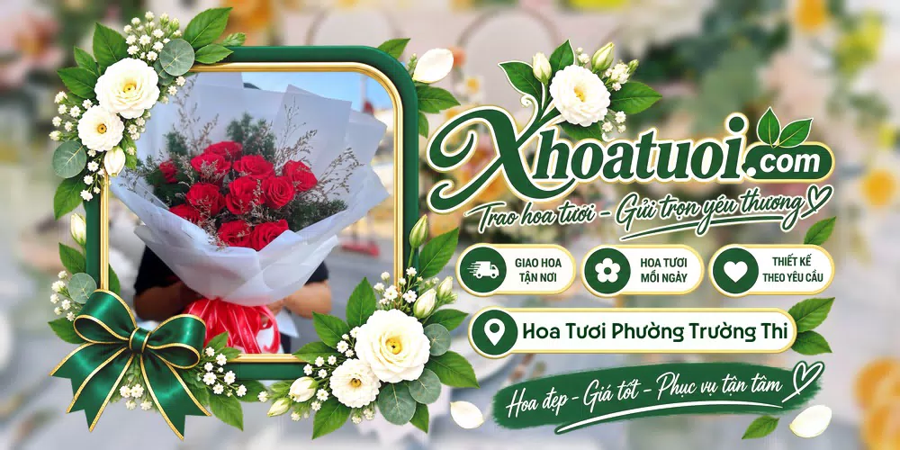 Hoa tươi Phường Trường Thi, Ninh Bình giao tận nơi và thiết kế theo yêu cầu