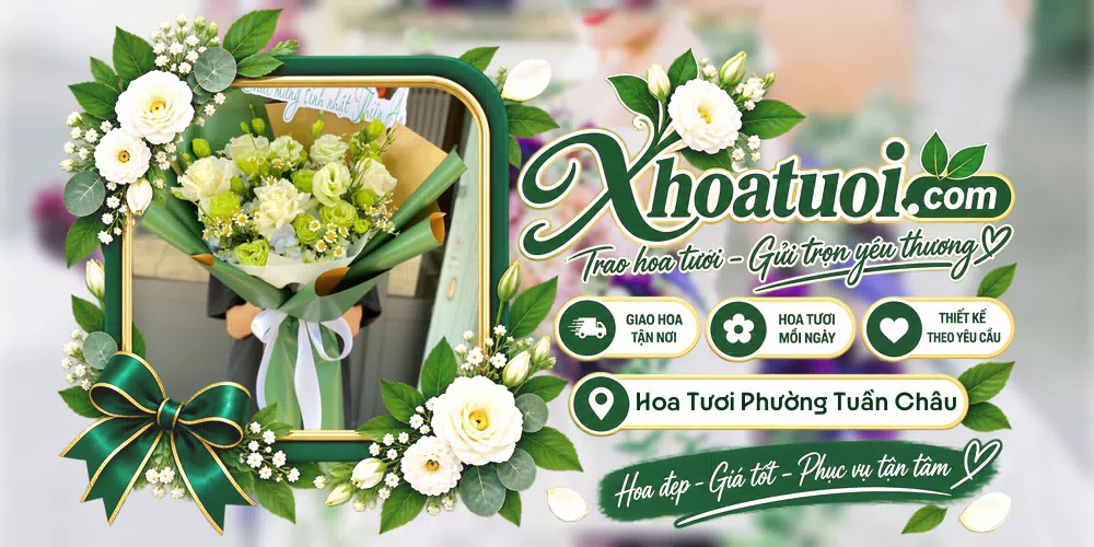 Hoa tươi Phường Tuần Châu, Quảng Ninh giao tận nơi và thiết kế theo yêu cầu