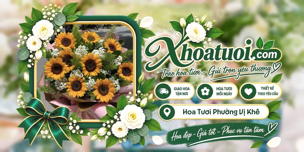 Hoa tươi Phường Vị Khê, Ninh Bình giao tận nơi và thiết kế theo yêu cầu