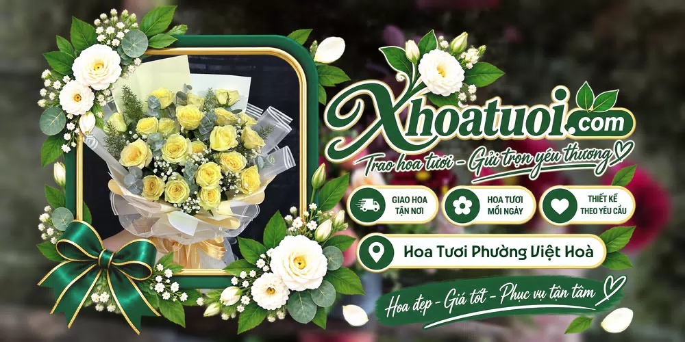Hoa tươi Phường Việt Hoà, Hải Phòng giao tận nơi và thiết kế theo yêu cầu