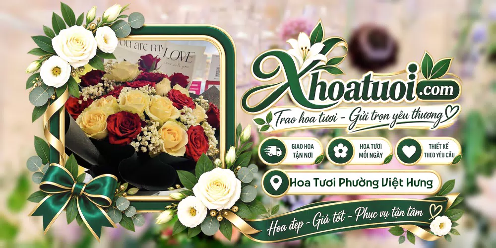 Hoa tươi Phường Việt Hưng, Quảng Ninh giao tận nơi và thiết kế theo yêu cầu