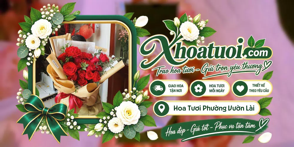 Hoa tươi Phường Vườn Lài, Hồ Chí Minh giao tận nơi và thiết kế theo yêu cầu