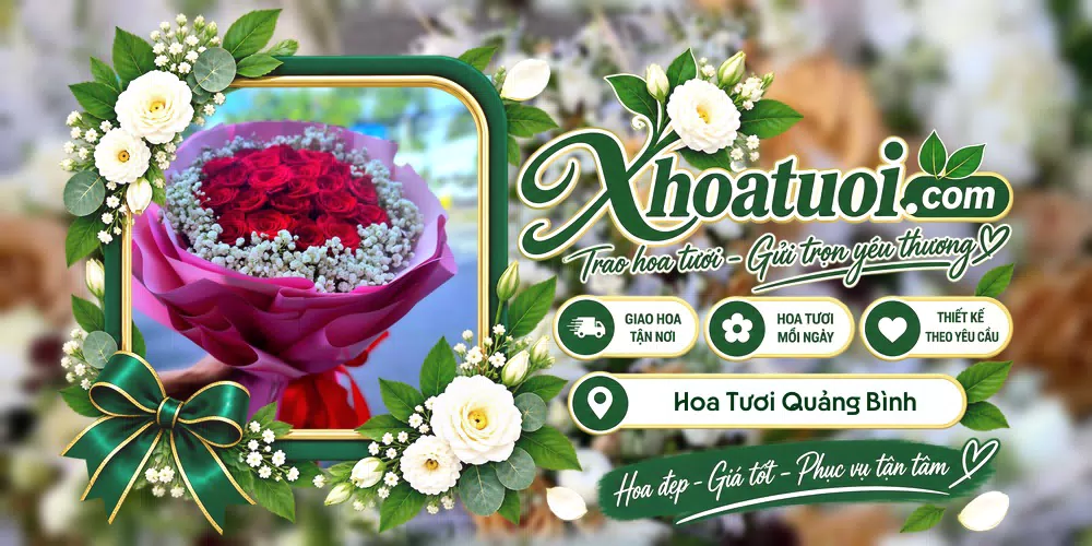Hoa tươi Quảng Bình hỗ trợ thiết kế và giao nhận theo yêu cầu