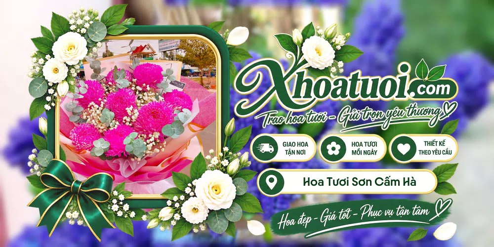Hoa tươi Xã Sơn Cẩm Hà, Đà Nẵng giao tận nơi và thiết kế theo yêu cầu