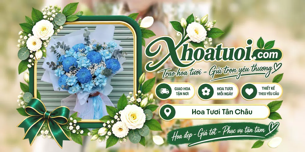 Hoa tươi Tân Châu, Nghệ An giao tận nơi và thiết kế theo yêu cầu