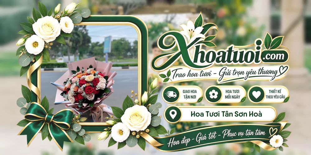 Hoa tươi Phường Tân Sơn Hoà, Hồ Chí Minh giao tận nơi và thiết kế theo yêu cầu