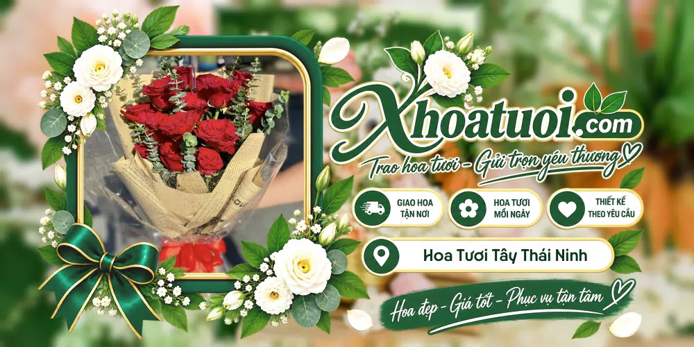 Hoa tươi Xã Tây Thái Ninh, Hưng Yên giao tận nơi và thiết kế theo yêu cầu