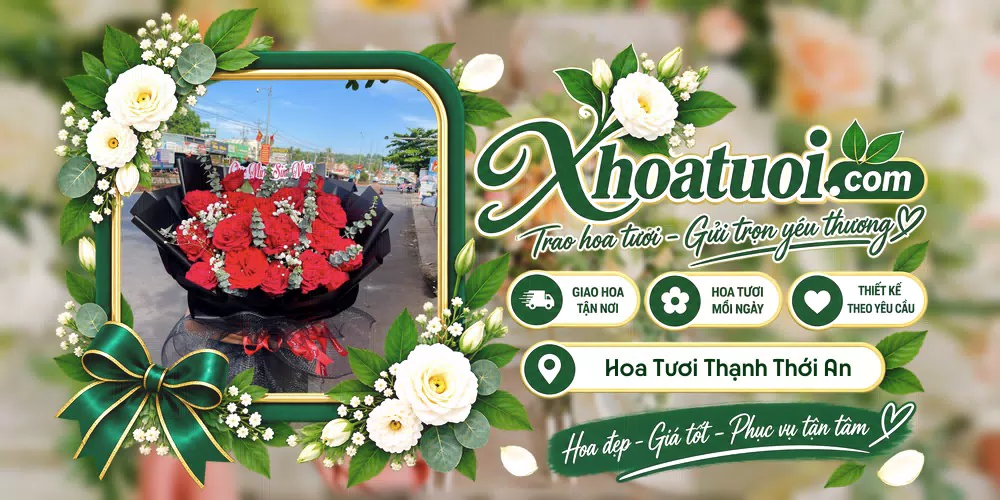 Hoa tươi Xã Thạnh Thới An, Cần Thơ giao tận nơi và thiết kế theo yêu cầu