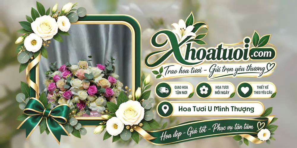 Hoa tươi Xã U Minh Thượng, An Giang giao tận nơi và thiết kế theo yêu cầu