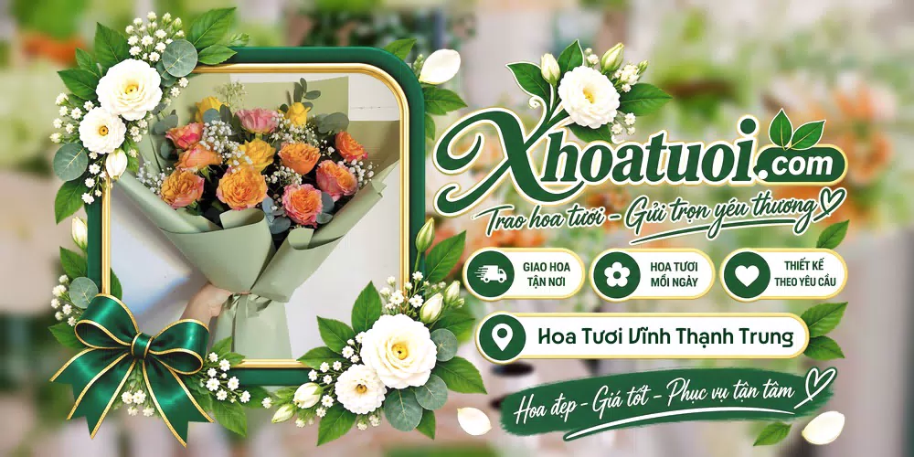 Hoa tươi Xã Vĩnh Thạnh Trung, An Giang giao tận nơi và thiết kế theo yêu cầu