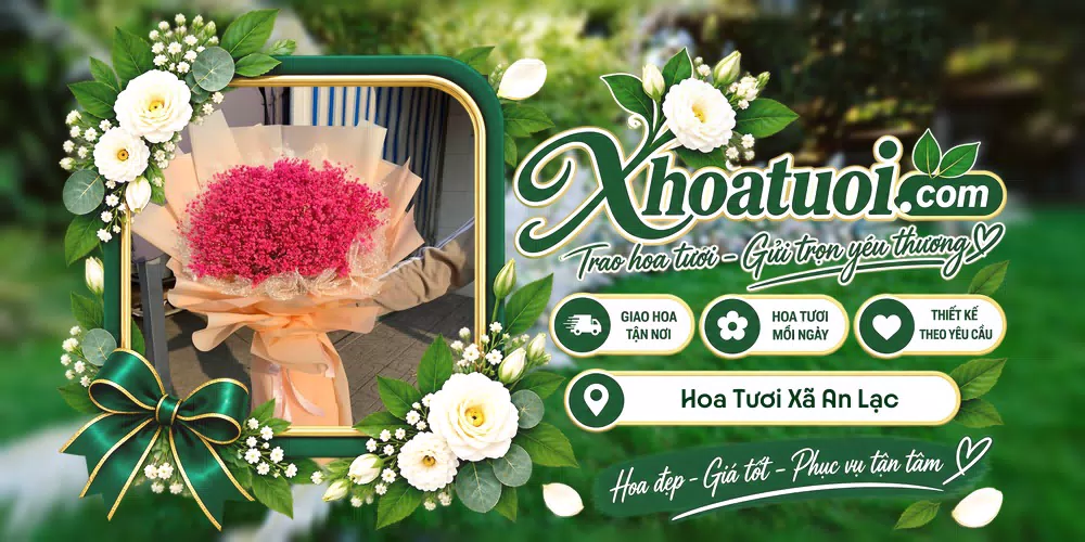 Hoa tươi Xã An Lạc, Bắc Ninh giao tận nơi và thiết kế theo yêu cầu