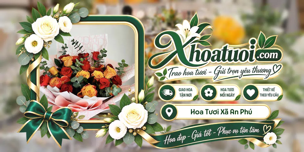 Hoa tươi Xã An Phú, Hải Phòng giao tận nơi và thiết kế theo yêu cầu