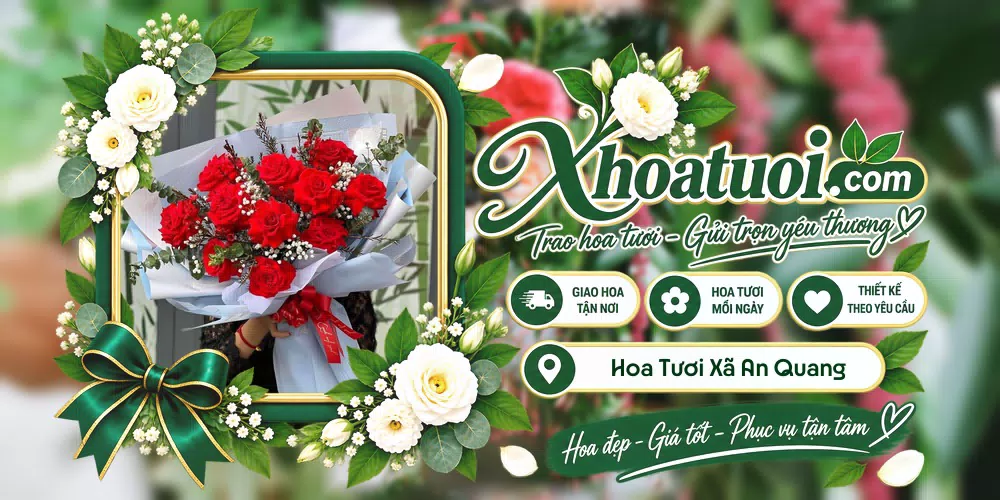 Hoa tươi Xã An Quang, Hải Phòng giao tận nơi và thiết kế theo yêu cầu