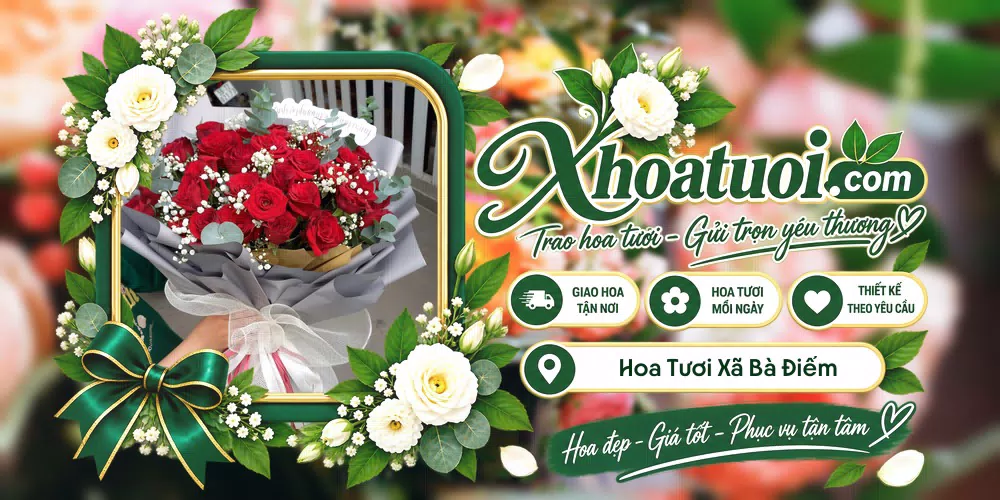 Hoa tươi Xã Bà Điểm, Hồ Chí Minh giao tận nơi và thiết kế theo yêu cầu