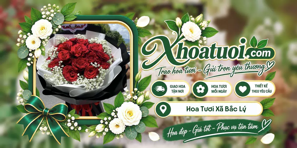 Hoa tươi Xã Bắc Lý, Ninh Bình giao tận nơi và thiết kế theo yêu cầu