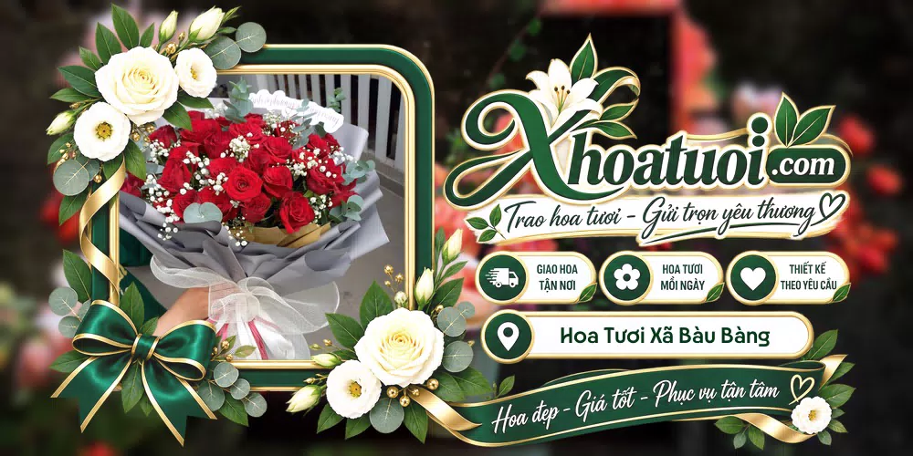 Hoa tươi Xã Bàu Bàng, Hồ Chí Minh giao tận nơi và thiết kế theo yêu cầu
