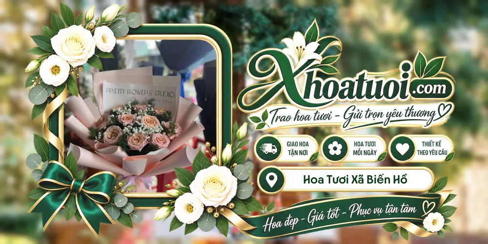 Hoa tươi Xã Biển Hồ, Gia Lai giao tận nơi và thiết kế theo yêu cầu