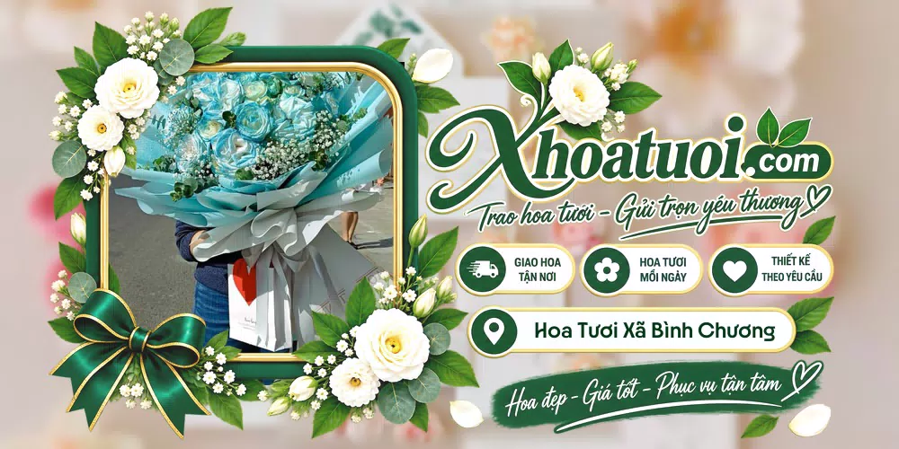 Hoa tươi Xã Bình Chương, Quảng Ngãi giao tận nơi và thiết kế theo yêu cầu