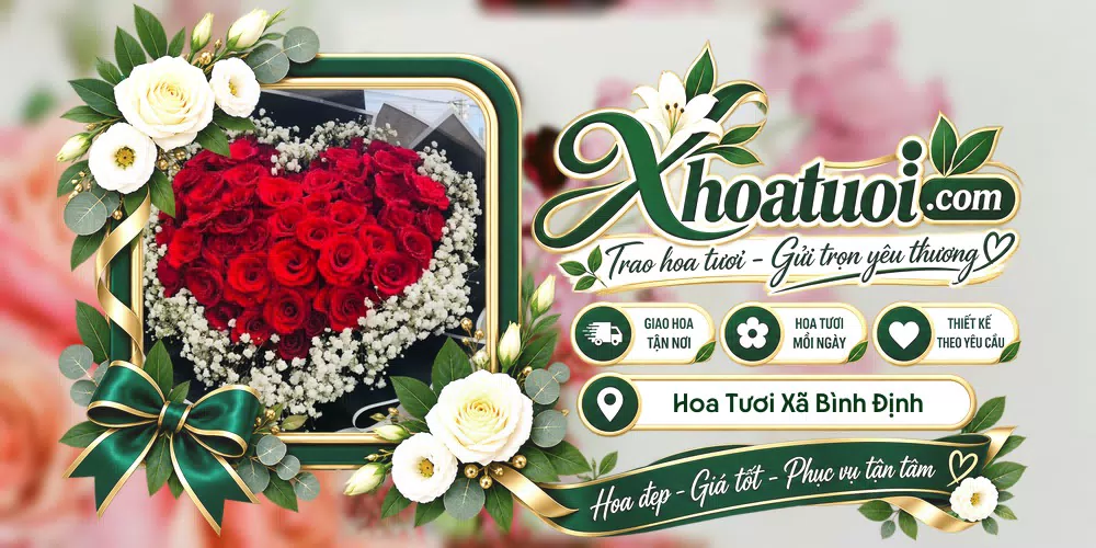 Hoa tươi Xã Bình Định, Hưng Yên giao tận nơi và thiết kế theo yêu cầu