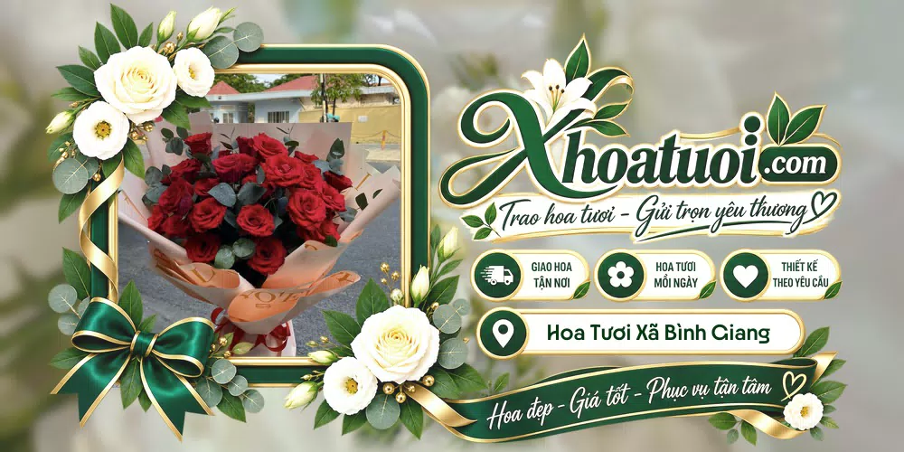 Hoa tươi Xã Bình Giang, Ninh Bình giao tận nơi và thiết kế theo yêu cầu