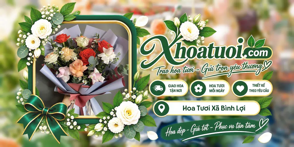 Hoa tươi Xã Bình Lợi, Hồ Chí Minh giao tận nơi và thiết kế theo yêu cầu