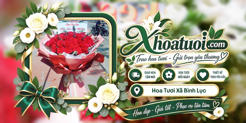 Hoa tươi Xã Bình Lục, Ninh Bình giao tận nơi và thiết kế theo yêu cầu