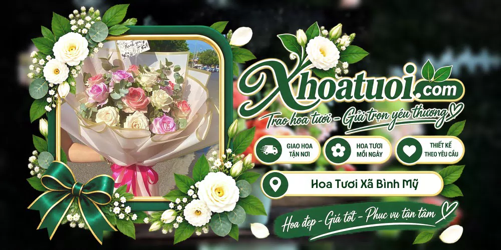 Hoa tươi Xã Bình Mỹ, Hồ Chí Minh giao tận nơi và thiết kế theo yêu cầu