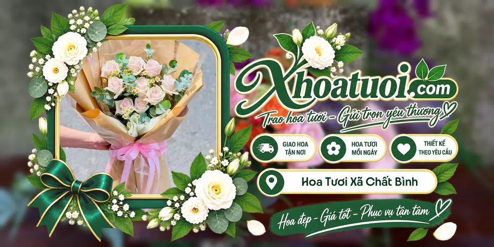 Hoa tươi Xã Chất Bình, Ninh Bình giao tận nơi và thiết kế theo yêu cầu