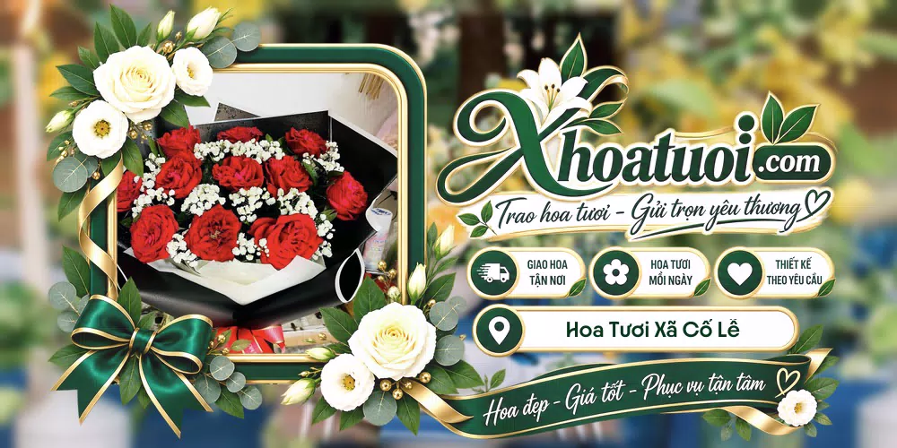 Hoa tươi Xã Cổ Lễ, Ninh Bình giao tận nơi và thiết kế theo yêu cầu
