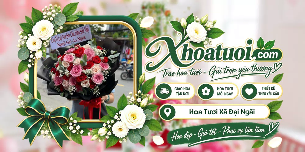 Hoa tươi Xã Đại Ngãi, Cần Thơ giao tận nơi và thiết kế theo yêu cầu