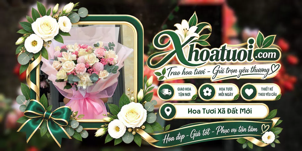 Hoa tươi Xã Đất Mới, Cà Mau giao tận nơi và thiết kế theo yêu cầu